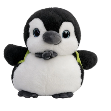 Cute Penguin Plush Fluffy Toy (Black)